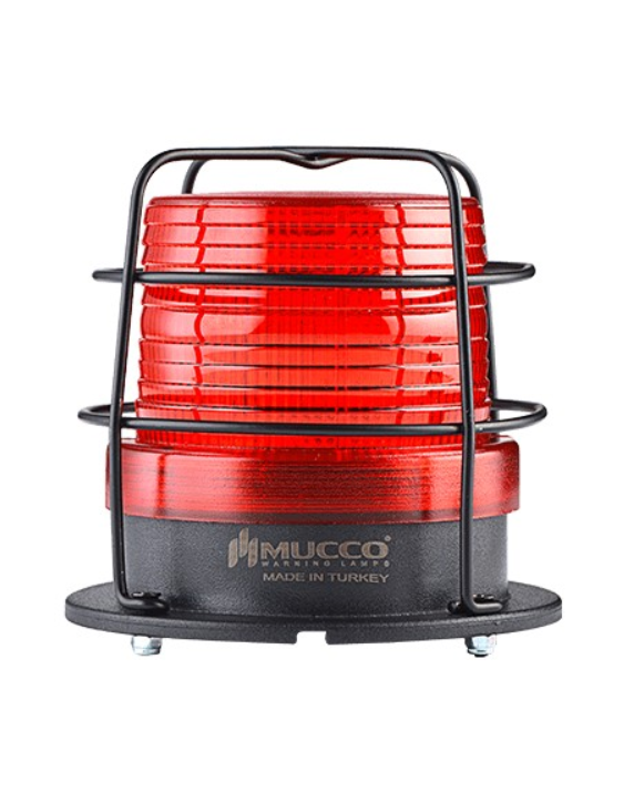 SNT-912-B-KFS Q90 MAKSİ VOLT BUZZERLI KAFESLİ TEPE LAMBASI 24-90V/DC - 24-60V/AC
