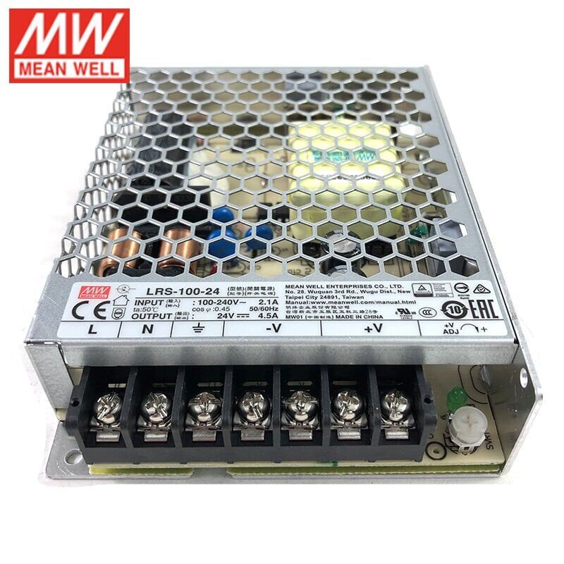 LRS-100-24 LRS10024 24Vdc 4.5Amp  MEANWELL |