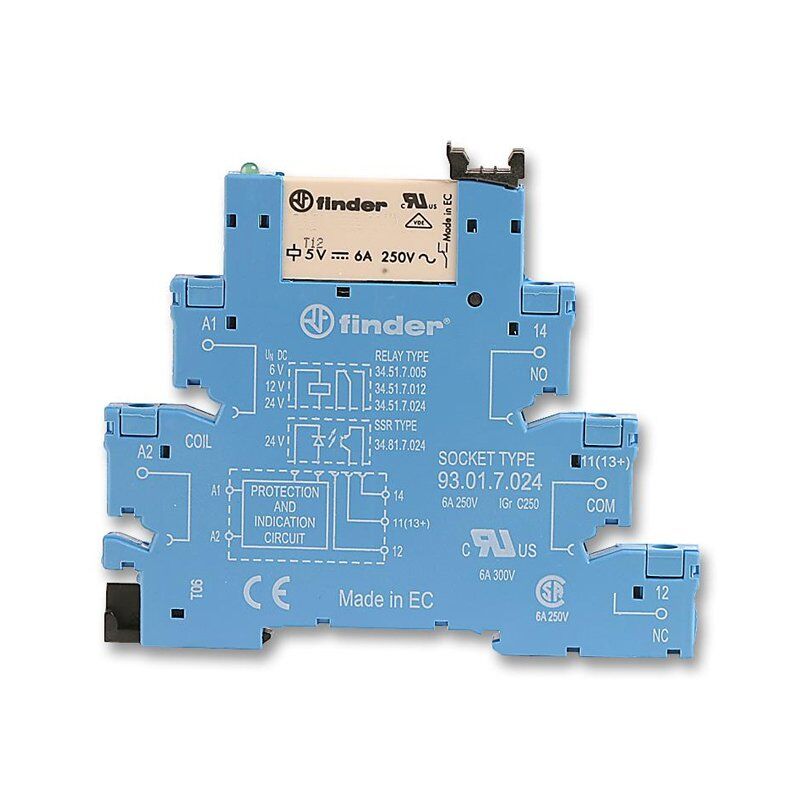 (F.38.51.0.024.5060) RÖLE ARA BİRİM MOD 1CO-6 A KONTAKLI 24 V