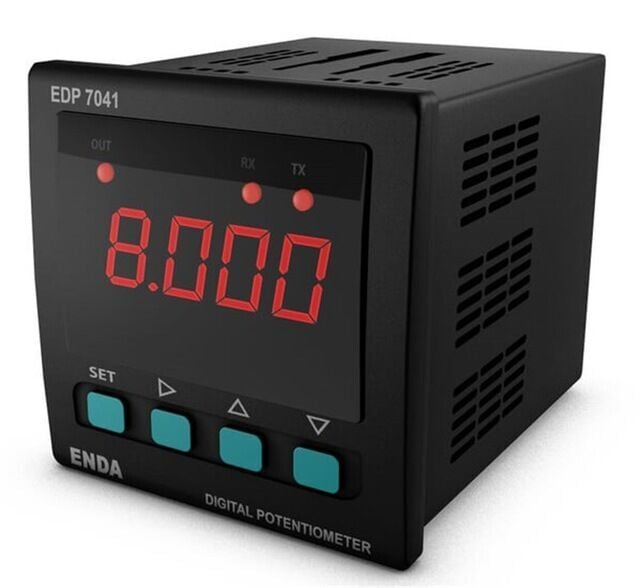 EDP7041-230  Dijital Potansiyometre 72x72mm 90-250V AC 50/60Hz  ENDA | EDP7041-UV Muadili