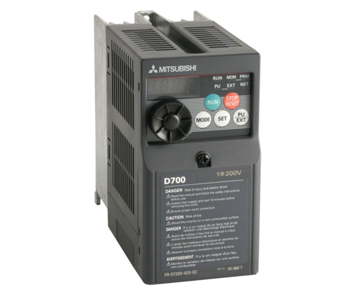 FR-D720S-025SC-EC FRD720S025SCEC Mitsubishi Sürücü 0,40KW  Tek Fazlı 230 Vac Beslemeli