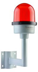 D1-22 TEK KOLLU METAL UÇAK İKAZ LAMBASI 85-260V AC/DC