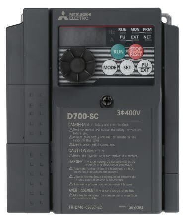 FR-D740-036SC-EC FRD740036SCEC Mitsubishi Sürücü 1,5KW Üç Fazlı 380 Vac Beslemeli