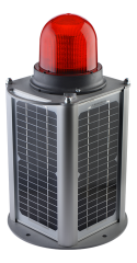 SNT-U125-SLT25 20 W SOLAR PANELLİ METAL UÇAK İKAZ LAMBASI GÜNEŞ ENERJİSİ