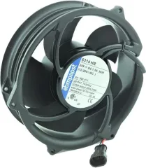 Ebmpapst 6314HR DC Aksiyel Fan 24V 172x150x51mm 600m³/h Bilyalı Yatak Metal Gövde