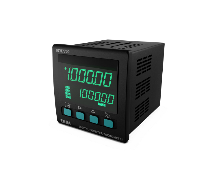 ECH7700-UV  Dijital Sayıcı Takometre 72x72mm 90-250V AC 50/60Hz  ENDA | ECH7700-230 Muadili