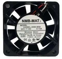 NMB-MAT 2406KL-05W-B59 24V DC Kompakt Soğutma Fanı (60x60x15mm)