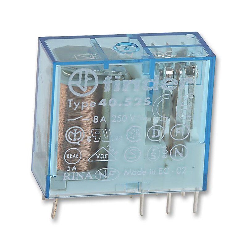 (F.40.52.7.024.0000) MİNYA  P.C.B. RÖL 2 CO-8A KONT 24V HAS.DC PİN:-5MM