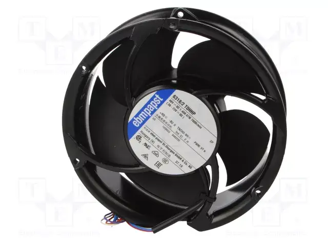 Ebmpapst 6318/2TDHHP Aksiyel Soğutma Fanı 48V DC 172x51 mm - PWM & Tacho Kontrollü