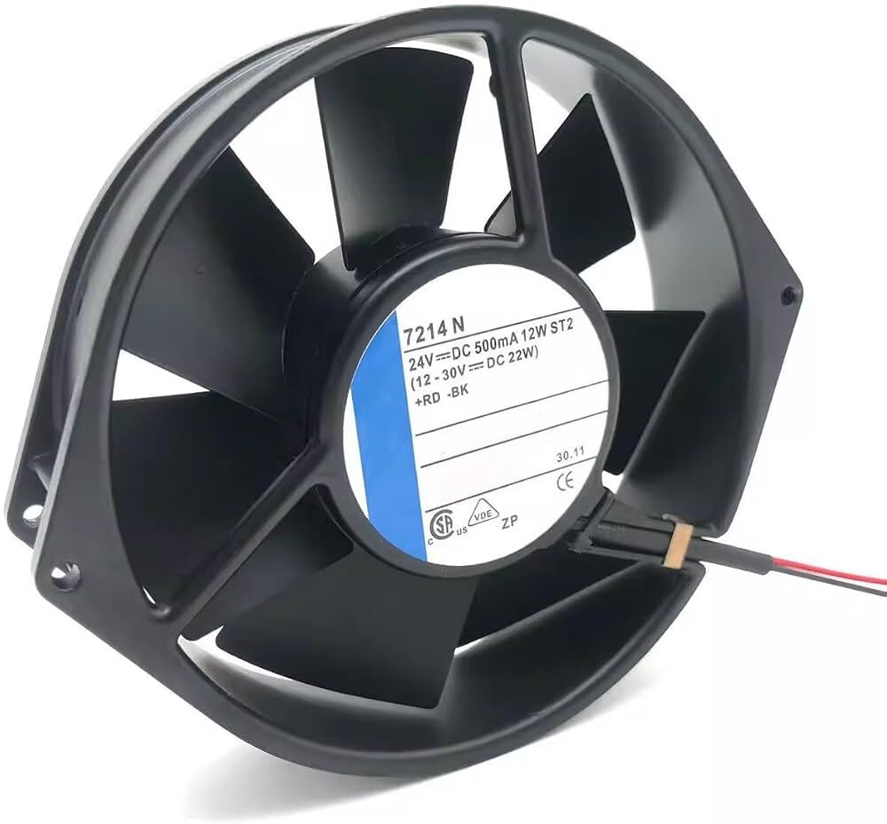 Ebmpapst 7214N Aksiyel Soğutma Fanı 24V DC 70x70x25 mm - Kompakt ve Verimli