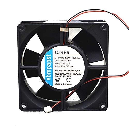 Ebmpapst 3314HR Aksiyel Soğutma Fanı 24V DC 92x92x32 mm - Yüksek Devirli / Bilyalı Yataklı