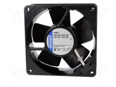 Ebmpapst 4656Z Aksiyel Soğutma Fanı 230V AC 119x119x38 mm - Metal Gövdeli / Bilyalı Yataklı