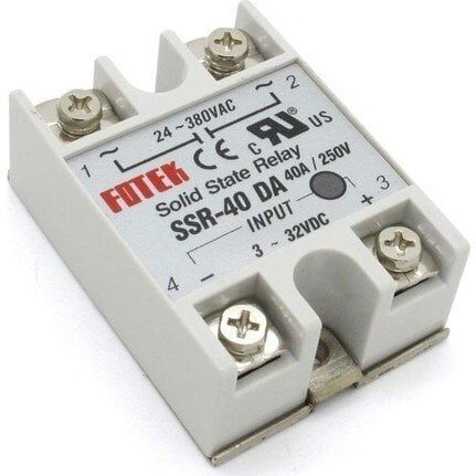 SSR-40DA Solid State Röle 40A | 3-32V DC / 24-380VAC