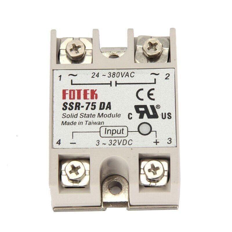 SSR-75DA FOTEK 3-32VDC Tetikleme,24-380VAC Çıkış Voltajı,75A Monofaze SOLİD STATE RELAY(SSR Röle)