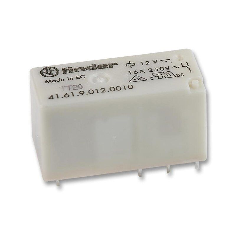 (F.41.61.9.012.0010) PCB RÖLE 5 MM PİN AgNİ 1CO 16 A. 12VDC