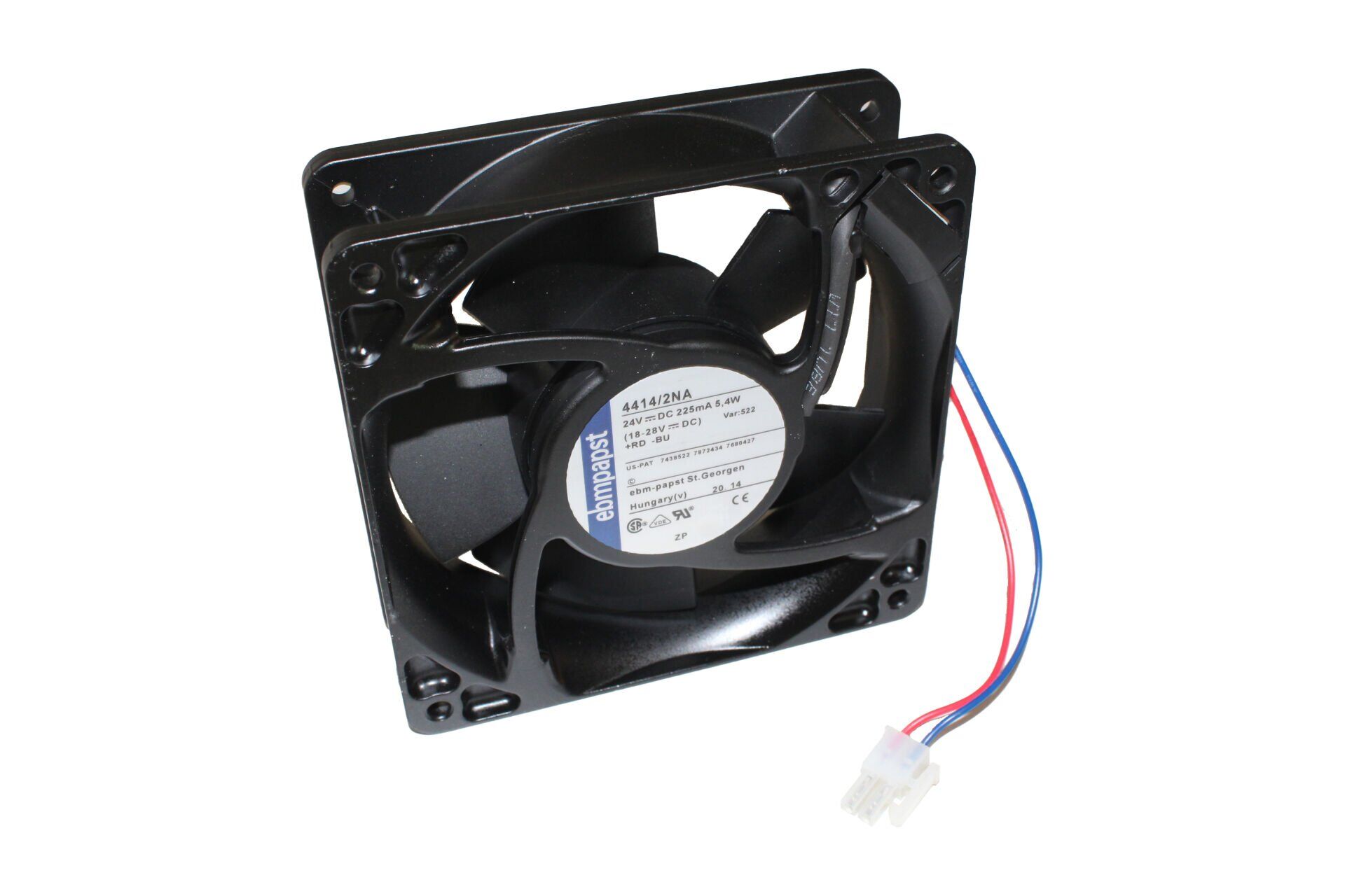 Ebmpapst 4414/2NA Aksiyel Soğutma Fanı 24V DC 119x119x25 mm - Hız Sinyal Çıkışlı / Bilyalı Yataklı