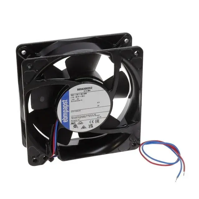 Ebmpapst 4114NH5 Aksiyel Soğutma Fanı 24V DC 119x119x38 mm - Yüksek Statik Basınçlı Bilyalı Yataklı
