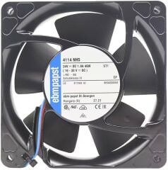 Ebmpapst 4114NH5 Aksiyel Soğutma Fanı 24V DC 119x119x38 mm - Yüksek Statik Basınçlı Bilyalı Yataklı