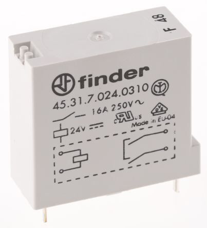 (F.45.71.9.012.0310) MİN.PCB RÖLE+FASTON250, NOR.12VDC,5MMPİN.1NA KONTA