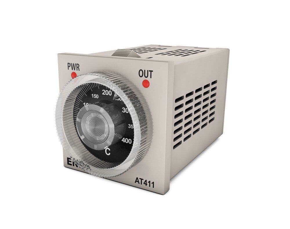 AT411-LV-S08-FE-400  On-Off veya Zaman Oransal Analog Sıcaklık Kontrol 48x48mm 10-30V DC/8-24V AC  ENDA | AT411-FE-400-24 VAC Muadili