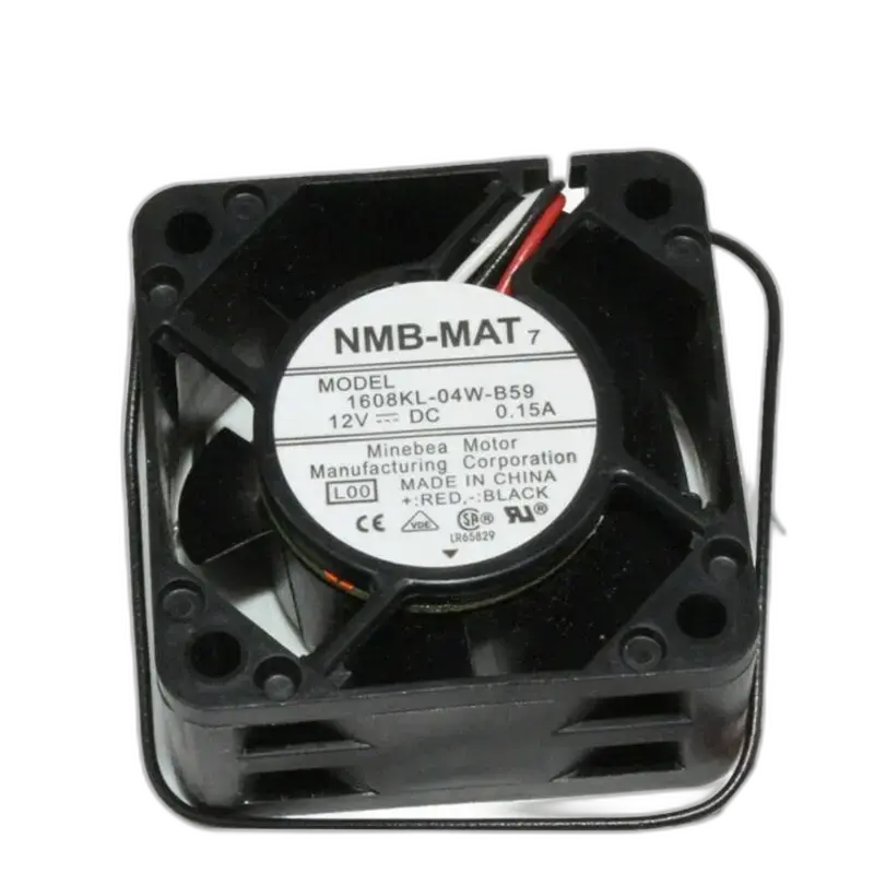 NMB 1608KL-04W-B59 Aksiyel Soğutma Fanı 12V DC 40x40x20 mm - Hız Sinyal Çıkışlı (Speed Signal) / Bilyalı Yataklı