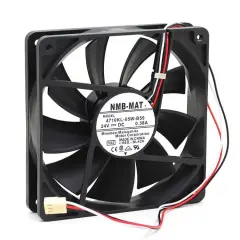 NMB 4710KL-05W-B59 Aksiyel Soğutma Fanı 24V DC 119x119x25 mm - Hız Sinyal Çıkışlı / Bilyalı Yataklı