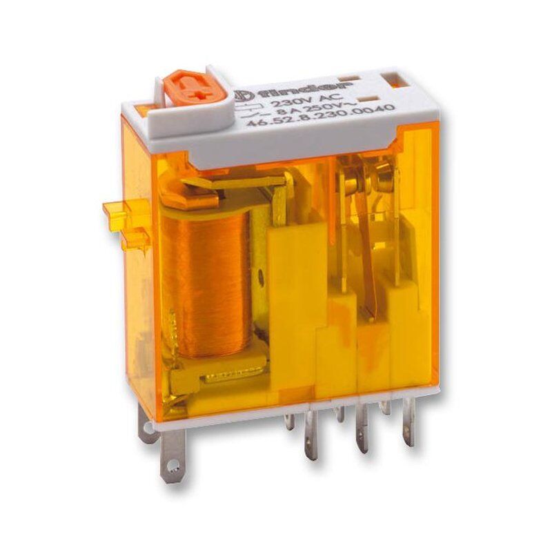 (F.46.52.8.230.0040) SOKET TİPİ AgNi 2 CO 8A 230 VAC MERK KİLİT+ GÖS.