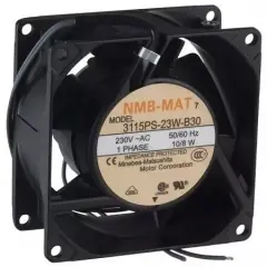 NMB 3115PS-23W-B30 Aksiyel Soğutma Fanı 230V AC 80x80x38 mm - Metal Gövde / Çift Bilyalı Yataklı