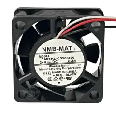 NMB 1606KL-05W-B59 Aksiyel Soğutma Fanı 24V DC 40x40x15 mm - Kilitli Rulman Alarm Çıkışlı