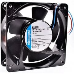 Ebmpapst 4114NH3 Aksiyel Soğutma Fanı 24V DC 119x119x38 mm - Ultra Yüksek Performanslı (NH3 Class) / Bilyalı Yataklı / Metal Dış Çerçeveli