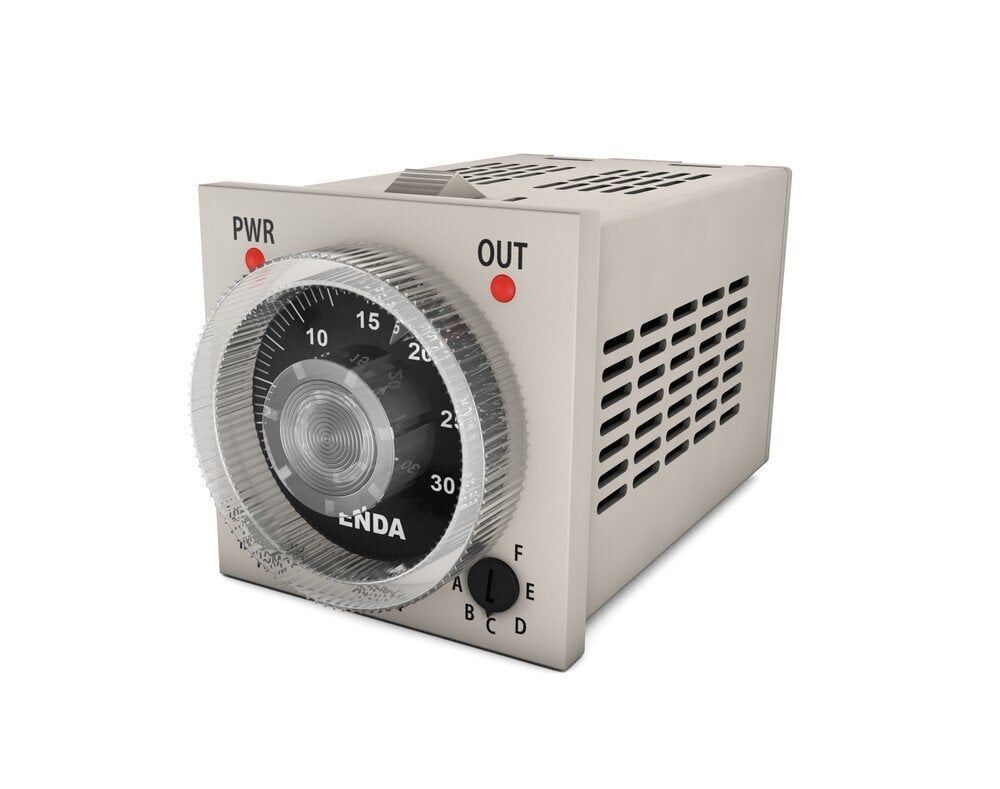 ATP4-K07-UV-12  Multi Fonksiyonlu Analog Zaman Rölesi Scala/0…12 90-250V AC 50/60Hz  ENDA | ATP4-UV-K07-12 Muadili