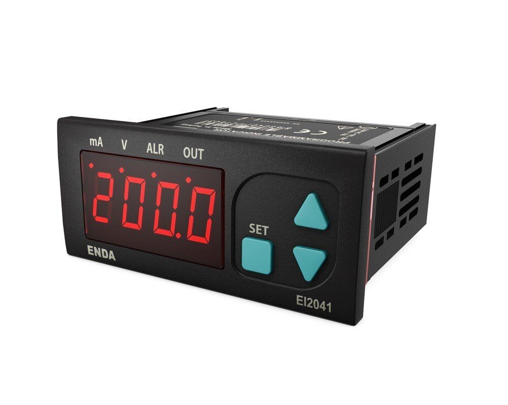 EI2041-24VAC  Programlanabilir Proses Göstergesi 77x35mm 8-24V AC  ENDA