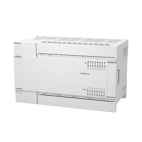FX5-32ET/ESS   16 DİGİ İNPUT, 16 TRANSISTOR OUTPUT,HARİCİ 100-240VAC BESLEME, VİDALI TERMİNAL
