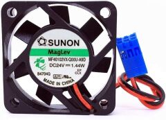 SUNON MF40102VX-Q00U-A9D Aksiyel Soğutma Fanı 24V DC 40x40x10 mm - VX Super High-Speed / MagLev Manyetik Yataklı / Sinyal Çıkışlı