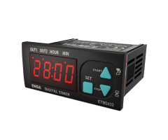 ETM2432-230  Dijital Zaman Rölesi  77x35mm 230V AC +%10-%20 50/60Hz  ENDA |