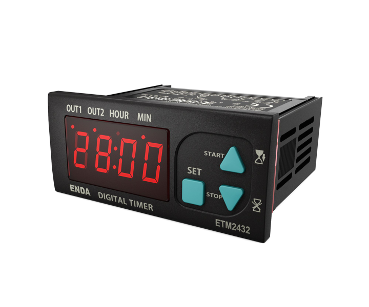 ETM2432-SM Dijital Zaman Rölesi 77x35mm 10-30V DC / 8-24V AC  ENDA | ETM2432-LV Muadili.