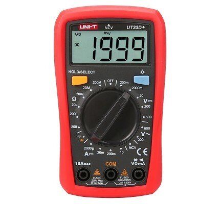Unit UT-33D+ 600v 10A Dijital Multimetre