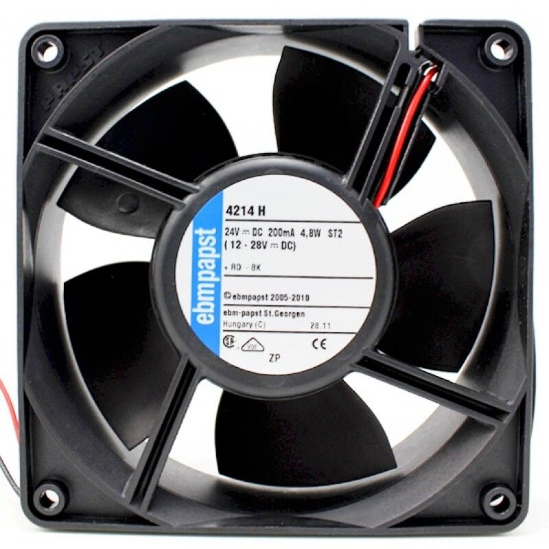 Ebmpapst 4214H DC Aksiyel Fan 24V 119x119x38mm Bilyalı Yatak Yüksek Performans