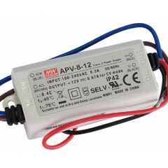 APV-08-12 APV812 12Vdc 0.67Amp MEANWELL