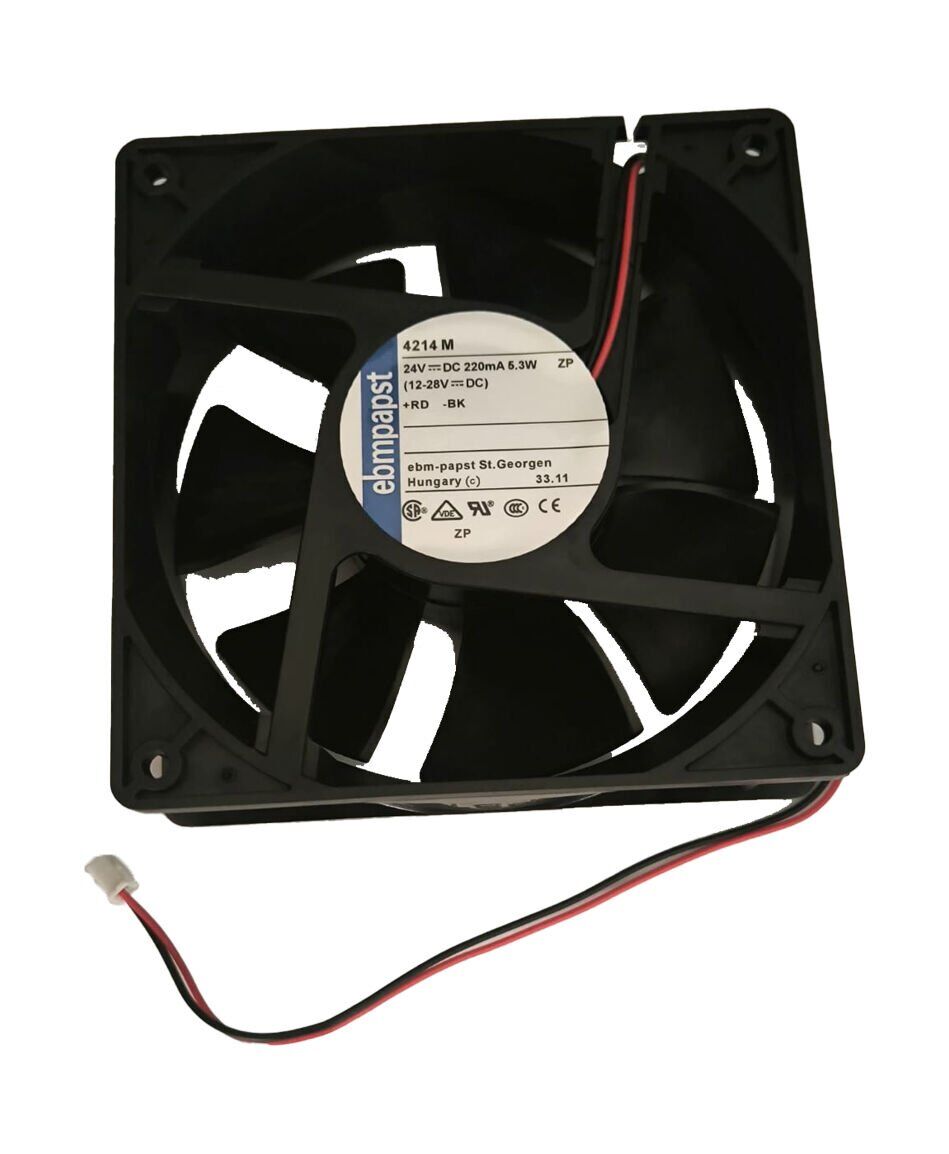 Ebmpapst 4214M DC Aksiyel Fan 24V 119x119x38mm Bilyalı Yatak Dengeli Soğutma