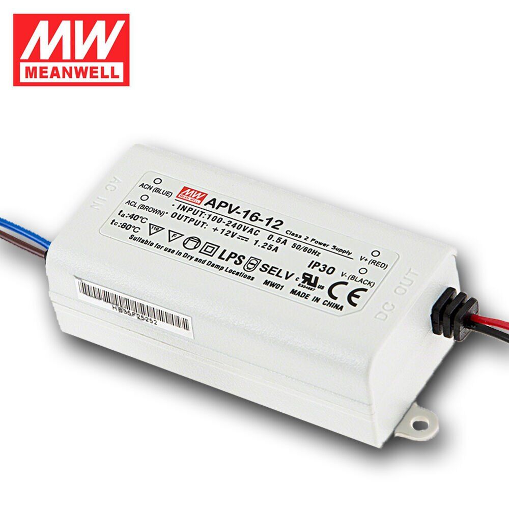 APV-16-12 APV1612 12Vdc 1.25Amp MEANWELL