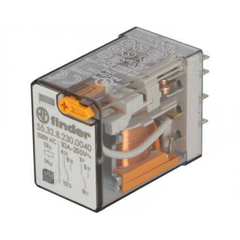 (F.55.32.8.230.0040) GENEL KULLANIMLI  2 CO- 10 A KONTAKLI 230 V AC