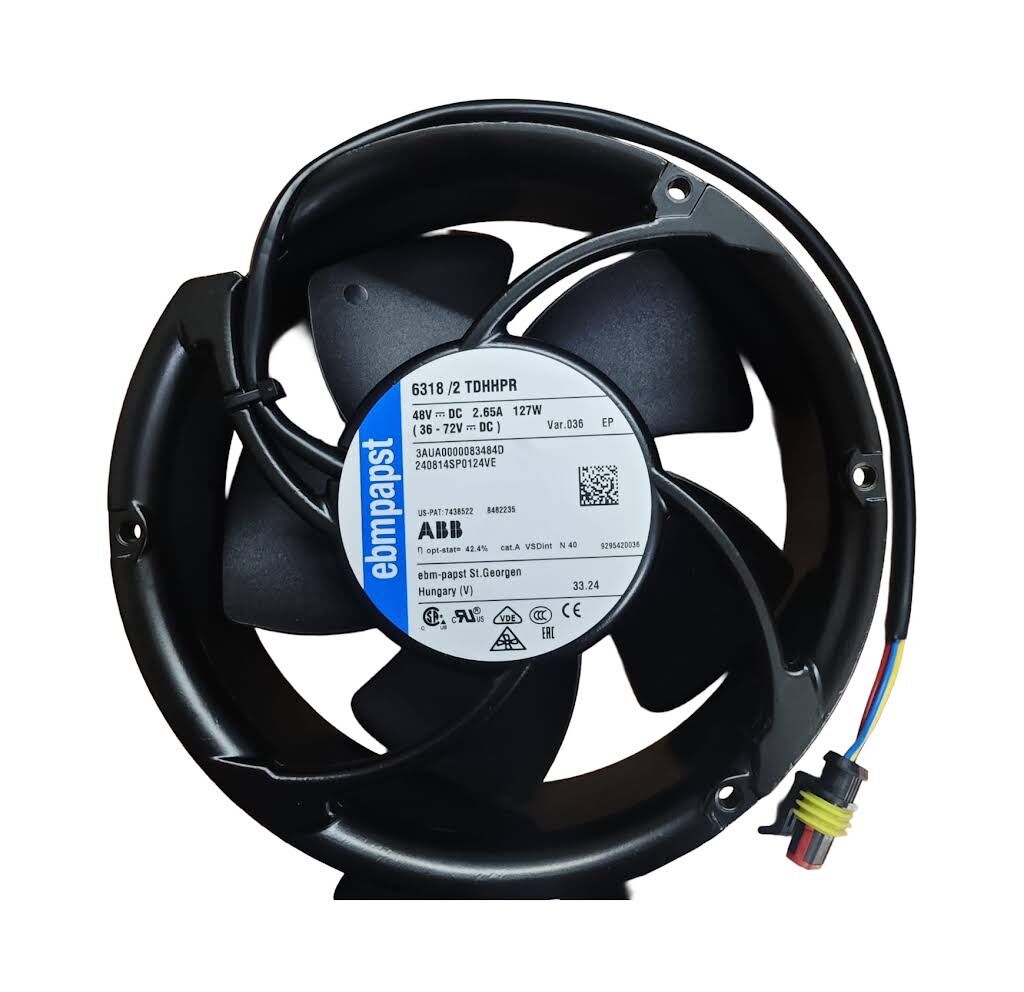 Ebmpapst 6318/2 TDHHPR DC Aksiyel Fan 48V 172x160x51mm S-Force Ultra Yüksek Performans