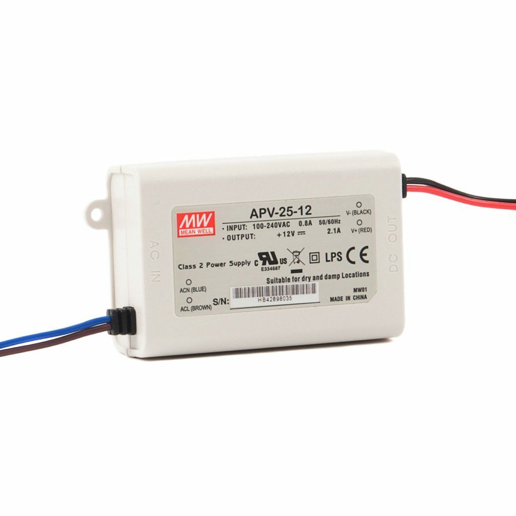 APV-25-12 APV2512 12Vdc 2.1Amp MEANWELL