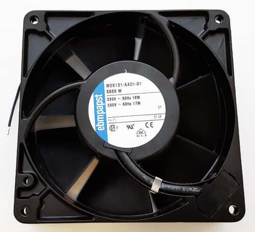 Ebmpapst W2K121-AA01-01 AC Aksiyel Fan 230V 127x127x38mm Metal Gövde Yüksek Performans