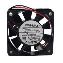 NMB 2406KL-04W-B49 DC Aksiyel Fan 12V 60x60x15mm Bilyalı Yatak Takometreli