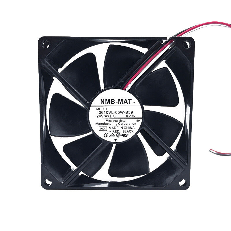 NMB 3610VL-05W-B59 DC Aksiyel Fan 24V 92x92x25mm Bilyalı Yatak Takometreli Ultra Performans