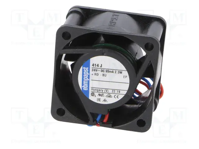 Ebmpapst 414J DC Aksiyel Fan 24V 40x40x25mm Bilyalı Yatak Yüksek Performans