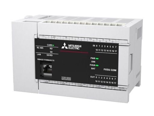 FX5U-32MT/DSS  24VDC BESLEME,16 DİGİTAL İNPUT,16 TRANSISTOR OUTPUT MİTSUBİSHİ PLC