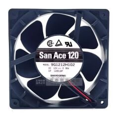 SANYO DENKI San Ace 120 9G1212H102 Aksiyel Soğutma Fanı 12V DC 120x120x38 mm - Çift Bilyalı Rulmanlı